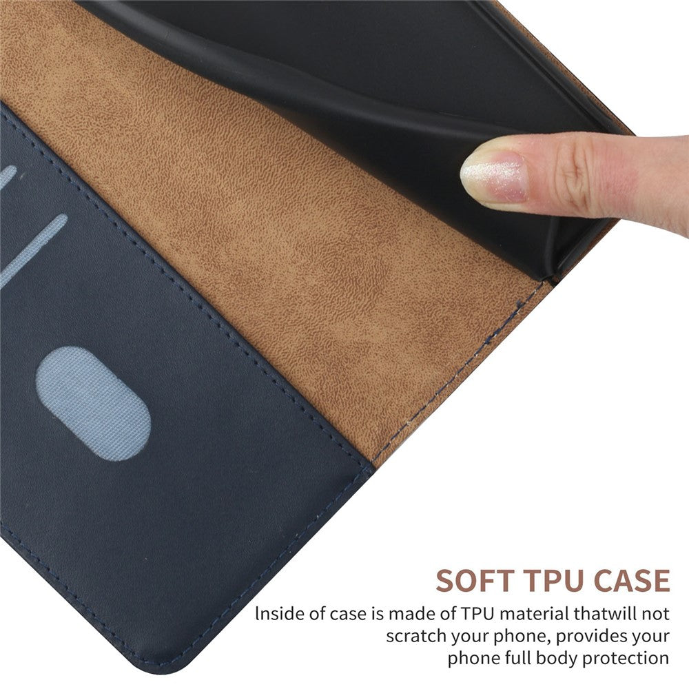 HT02 For Xiaomi 14 Case Dustproof Genuine Cow Leather Mobile Phone Cover Wallet