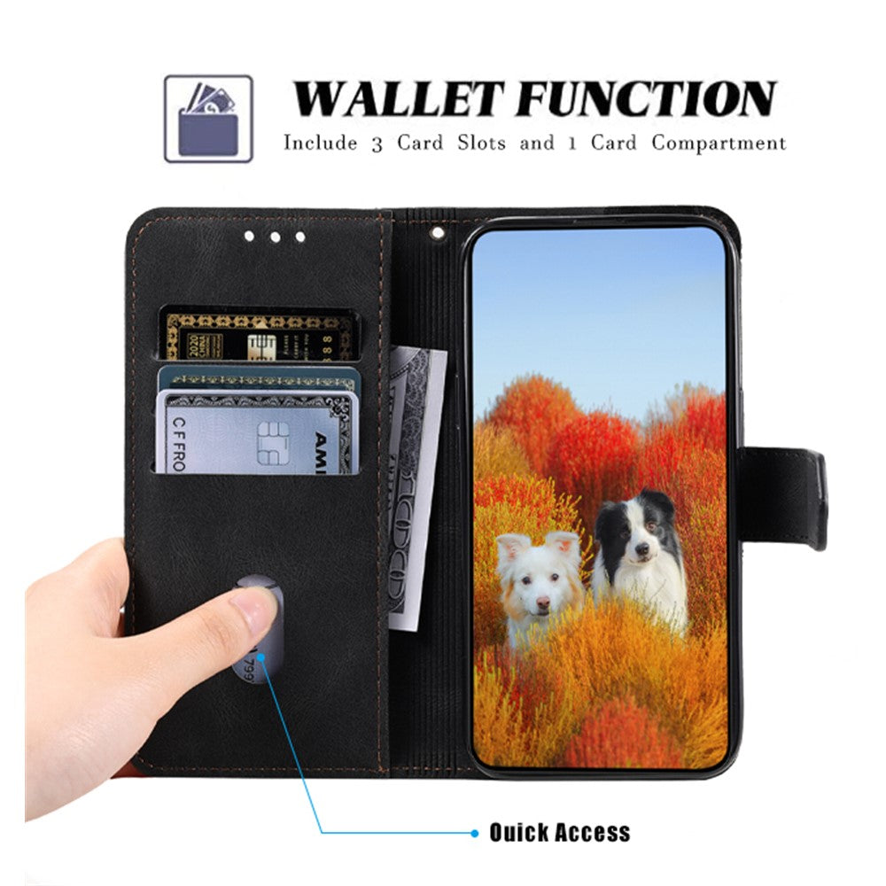 TTUDRCH Style 004 for Xiaomi 14 Pro Case RFID Blocking Wallet Stand Phone Cover