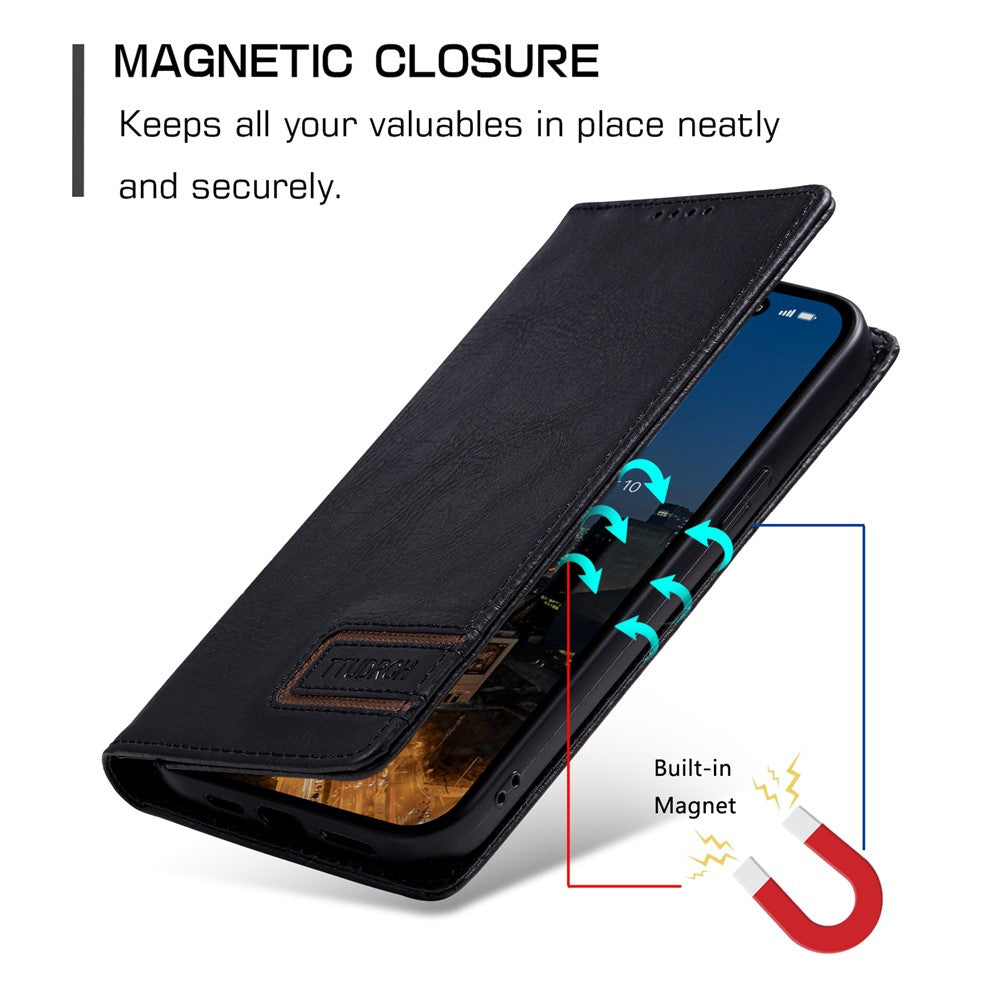 TTUDRCH Style 007 For Xiaomi 14 Pro Case RFID Blocking Leather Wallet Phone Cover