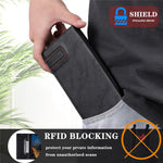 TTUDRCH Style 007 For Xiaomi 14 Pro Case RFID Blocking Leather Wallet Phone Cover