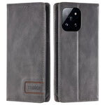 TTUDRCH Style 007 For Xiaomi 14 Pro Case RFID Blocking Leather Wallet Phone Cover