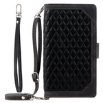 005 Style For Xiaomi 14 Pro Case PU Leather Zipper Wallet Cover with Hand Strap and Shoulder Strap