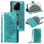 Style 006 For Xiaomi 14 Case Mandala Flower Phone Cover with Hand Strap and Shoulder Strap