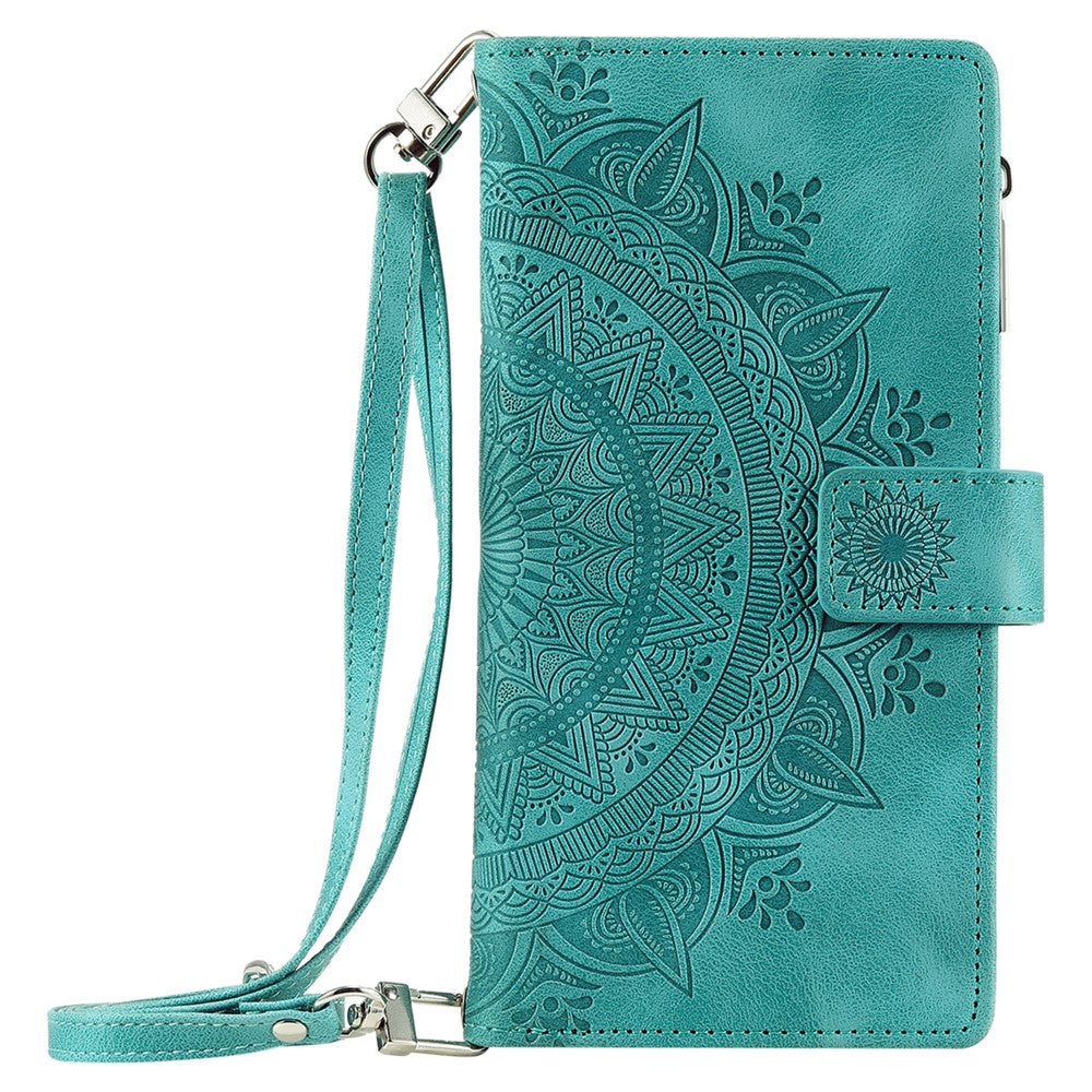 Style 006 For Xiaomi 14 Case Mandala Flower Phone Cover with Hand Strap and Shoulder Strap
