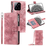 Style 006 For Xiaomi 14 Case Mandala Flower Phone Cover with Hand Strap and Shoulder Strap