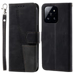 TTUDRCH Style 004 for Xiaomi 14 Case RFID Blocking Splicing Phone Leather Cover