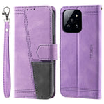 TTUDRCH Style 004 for Xiaomi 14 Case RFID Blocking Splicing Phone Leather Cover