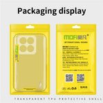 MOFI TPU Phone Shell For Xiaomi 14 Case HD Transparent Mobile Phone Cover