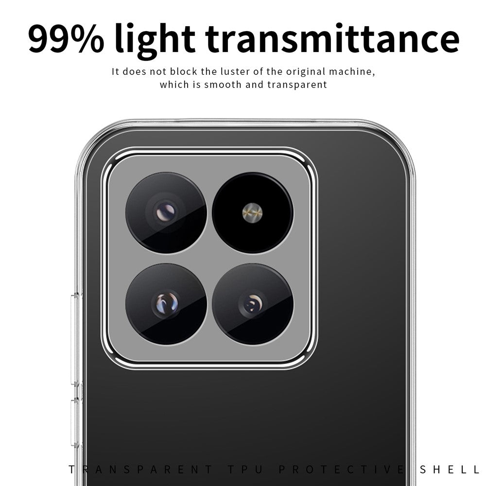 MOFI TPU Phone Shell For Xiaomi 14 Case HD Transparent Mobile Phone Cover