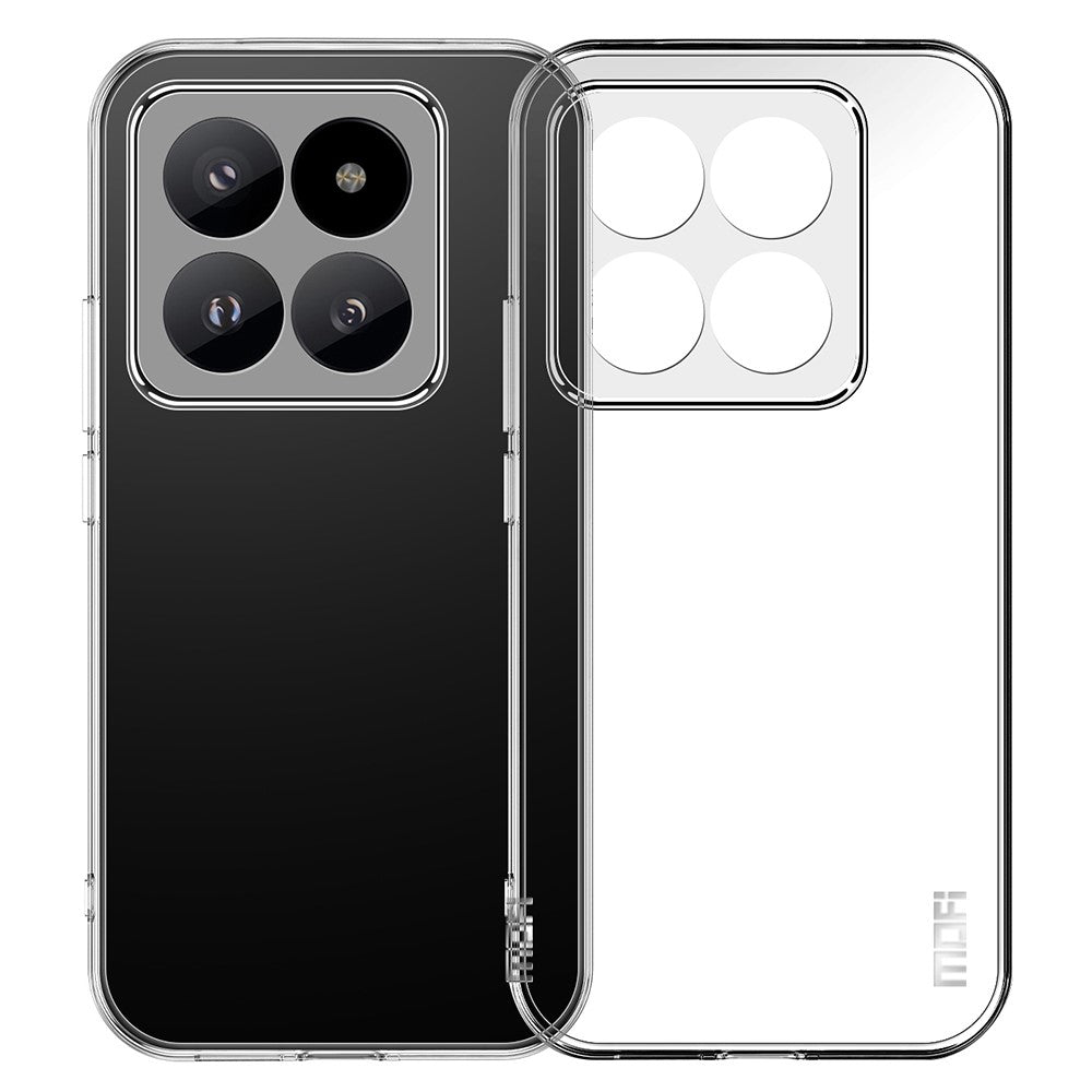 MOFI For Xiaomi 14 Pro Case HD Transparent Cell Phone Cover TPU Phone Shell