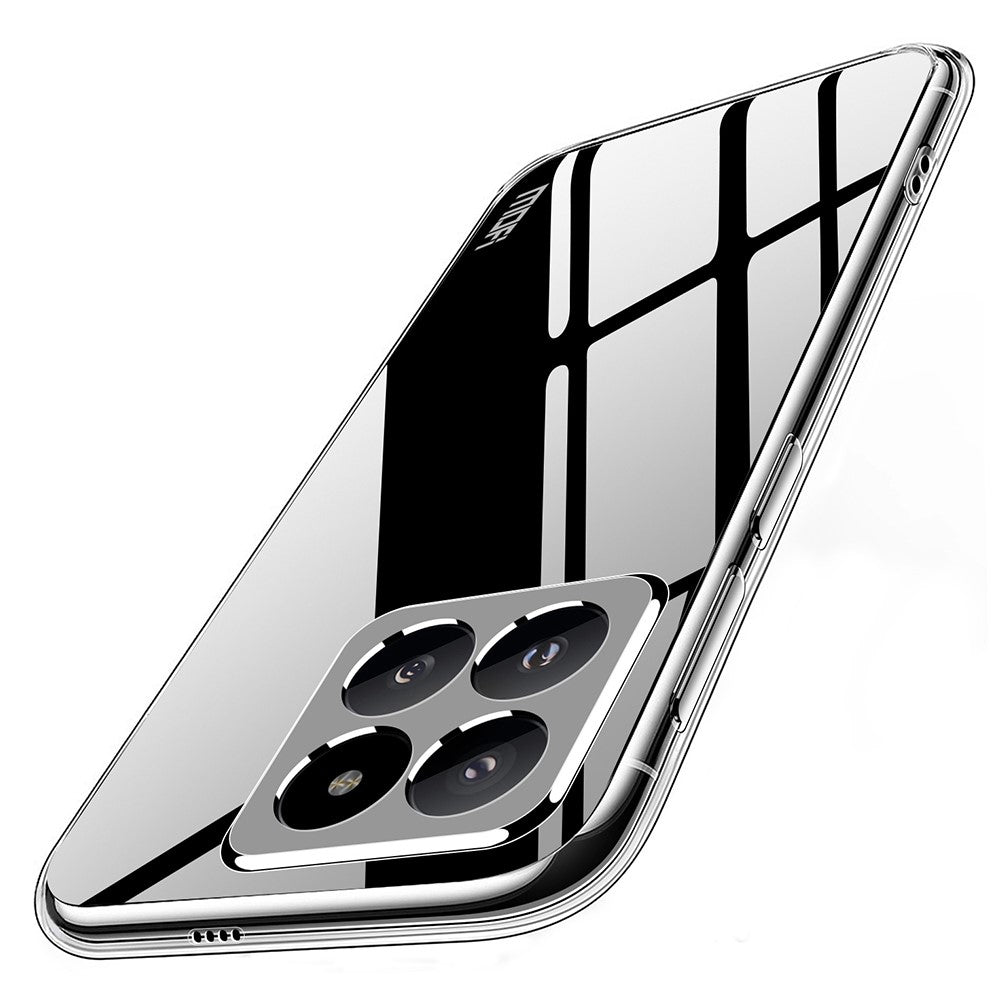 MOFI For Xiaomi 14 Pro Case HD Transparent Cell Phone Cover TPU Phone Shell