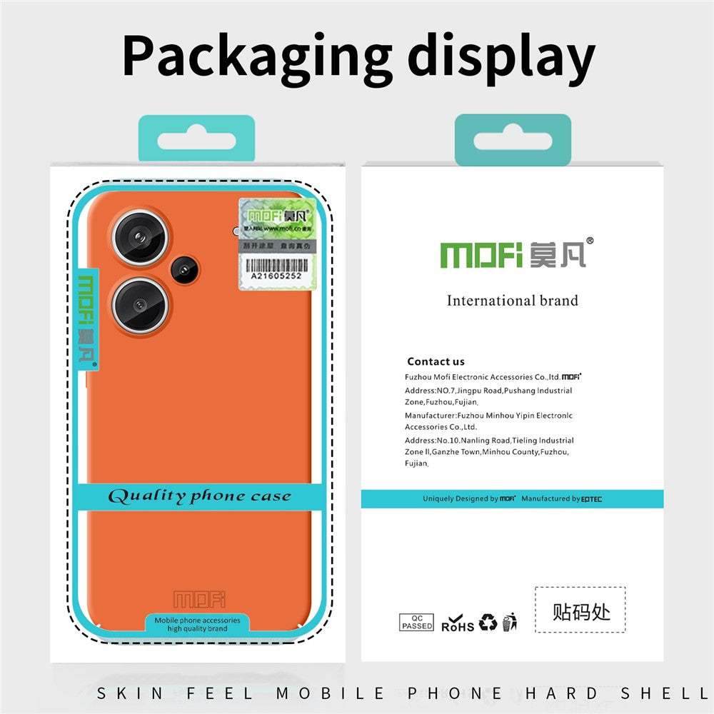 MOFI JK Qin Series For Xiaomi Redmi Note 13 Pro+ 5G Case Matte TPU+Acrylic Phone Back Cover