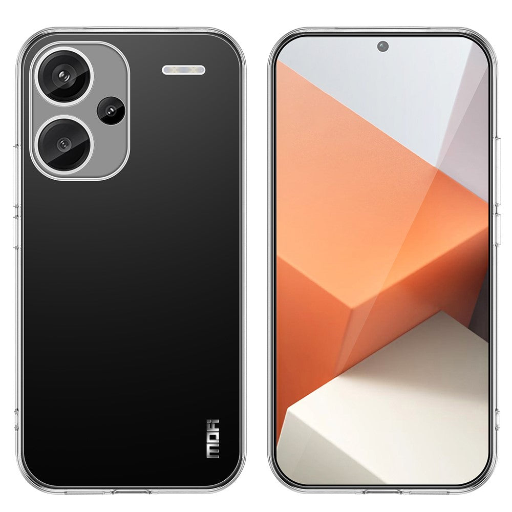 MOFI For Xiaomi Redmi Note 13 Pro+ Case HD Clear Phone Shell Slim-Fit TPU Cover