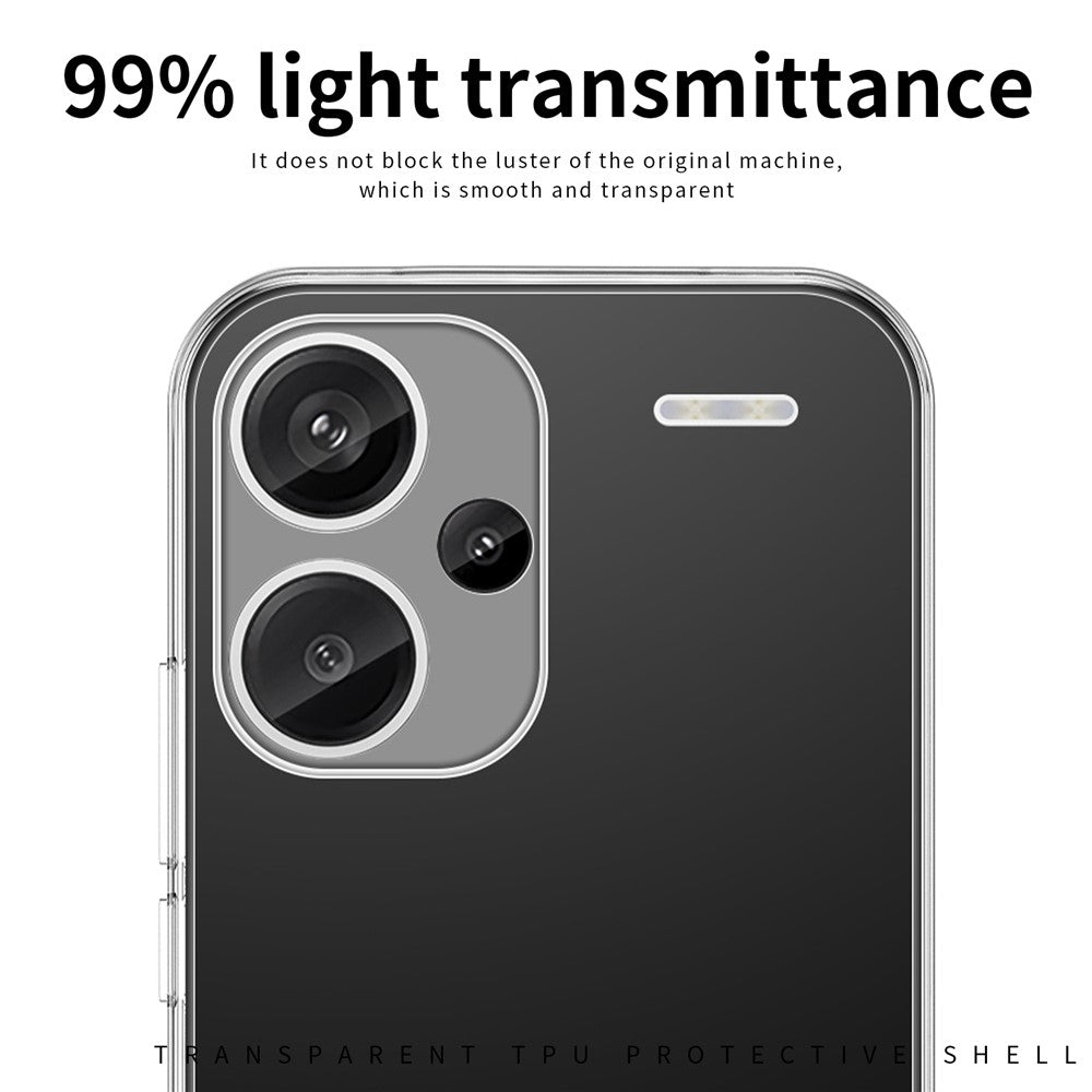 MOFI For Xiaomi Redmi Note 13 Pro+ Case HD Clear Phone Shell Slim-Fit TPU Cover