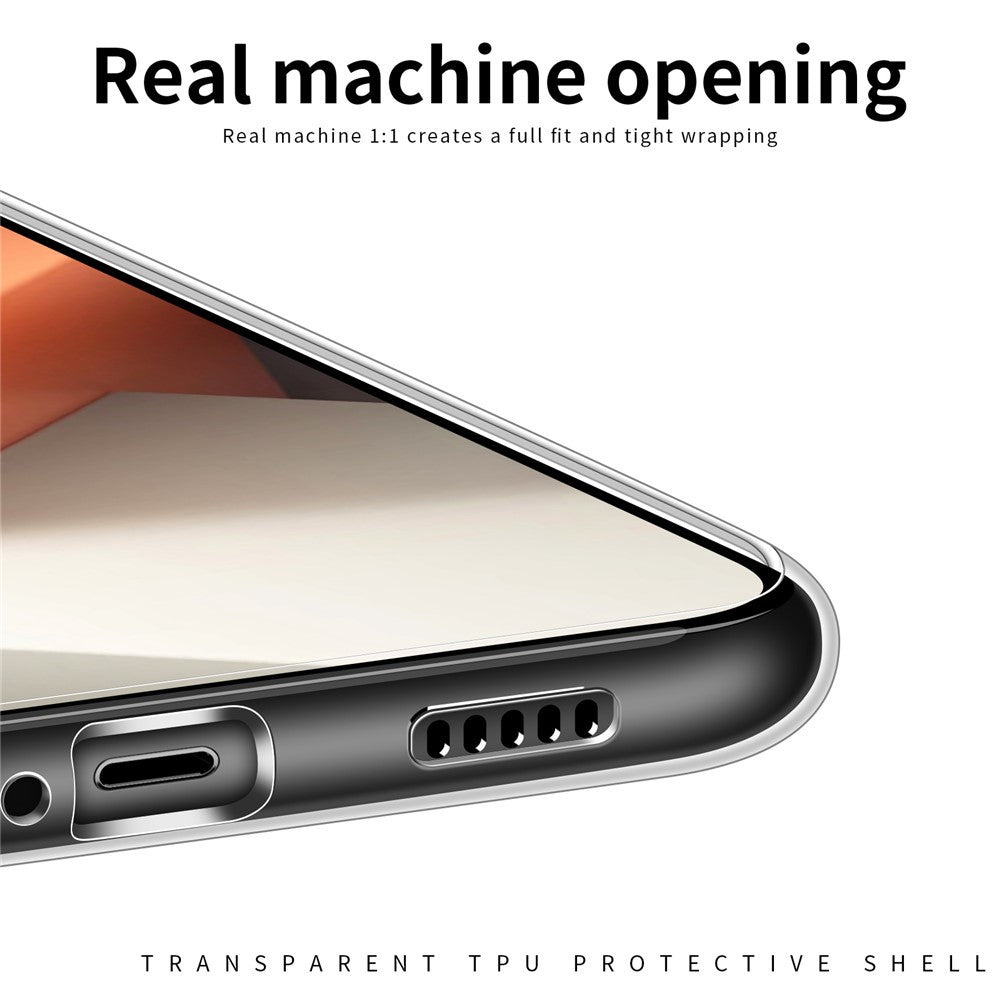 MOFI For Xiaomi Redmi Note 13 Pro+ Case HD Clear Phone Shell Slim-Fit TPU Cover