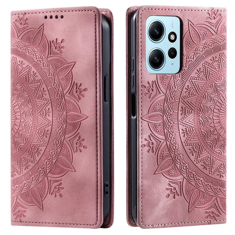 Xiaomi Redmi Note 12 4G-skal Plånboksfodral Läderfodral