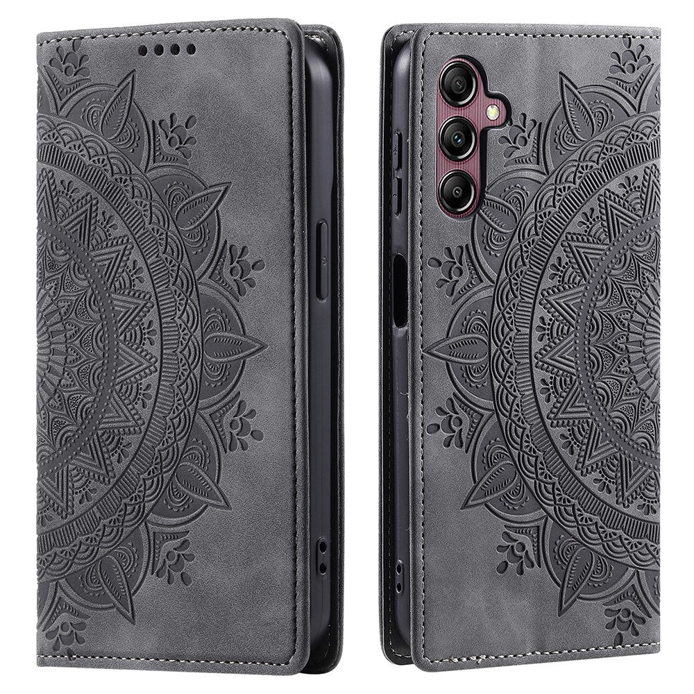 For Samsung Galaxy A24 4G (162.1 x 77.6 x 8.3mm) Case Magnetic Auto Closing Phone Wallet Cover