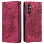 For Samsung Galaxy A24 4G (162.1 x 77.6 x 8.3mm) Case Magnetic Auto Closing Phone Wallet Cover