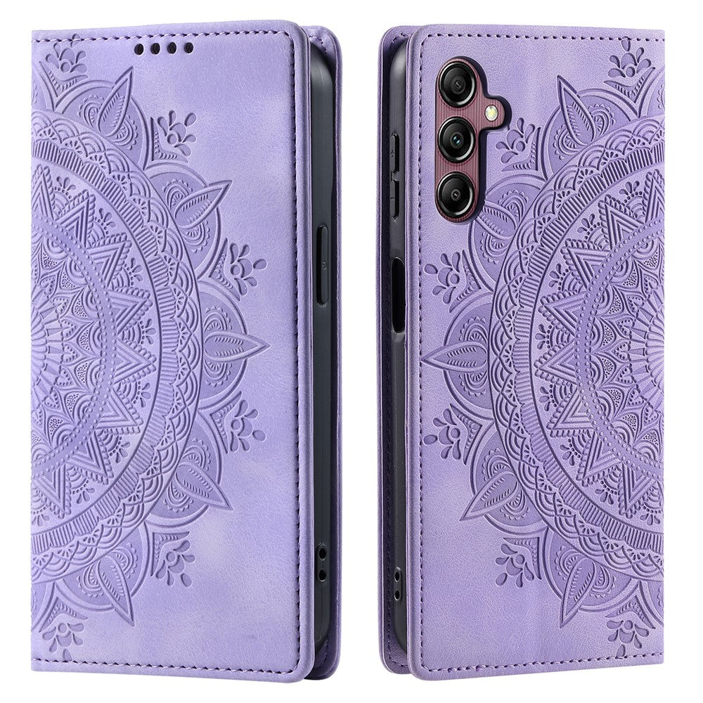 For Samsung Galaxy A24 4G (162.1 x 77.6 x 8.3mm) Case Magnetic Auto Closing Phone Wallet Cover