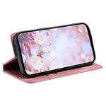 For Samsung Galaxy S23+ Case Imprinted Mandala Flower Leather Cover with Wallet