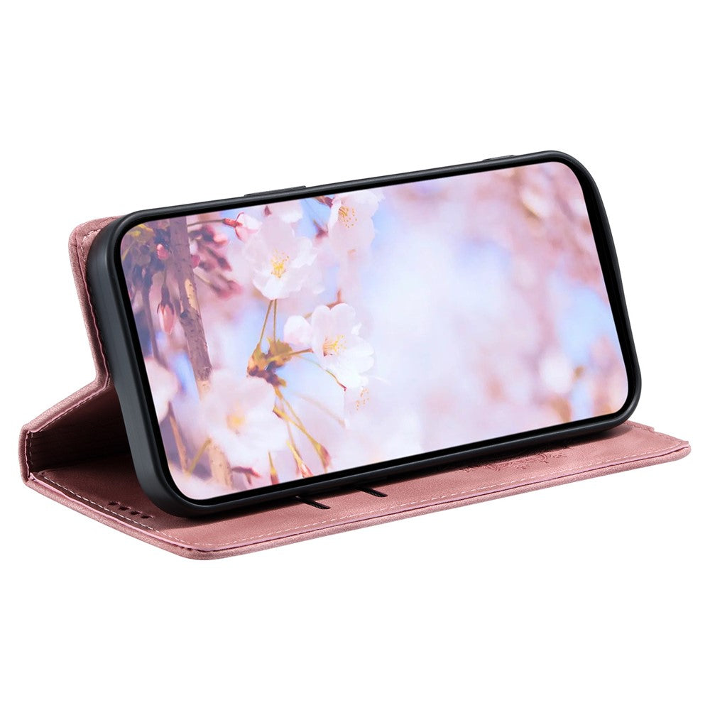 For Samsung Galaxy S23+ Case Imprinted Mandala Flower Leather Cover with Wallet