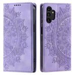 Imprinted Phone Shell for Samsung Galaxy A13 4G / 5G Case PU Leather Wallet Stand Cell Phone Cover