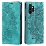 Imprinted Phone Shell for Samsung Galaxy A13 4G / 5G Case PU Leather Wallet Stand Cell Phone Cover