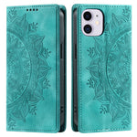 For iPhone 11 Case Anti-Scratch Wallet PU Leather Magnetic Imprinted Stand Phone Cover