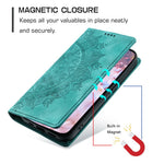 For iPhone 11 Case Anti-Scratch Wallet PU Leather Magnetic Imprinted Stand Phone Cover