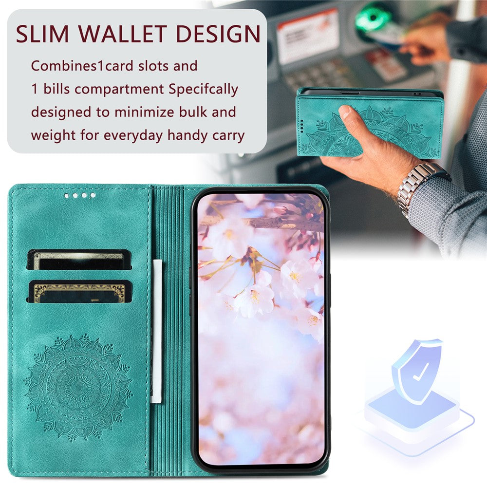 For iPhone 11 Case Anti-Scratch Wallet PU Leather Magnetic Imprinted Stand Phone Cover