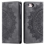 For iPhone 6 / 7 / 8 4.7 inch / SE (2022) / SE (2020) Case Imprinted Magnetic Leather Stand Phone Cover