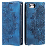 For iPhone 6 / 7 / 8 4.7 inch / SE (2022) / SE (2020) Case Imprinted Magnetic Leather Stand Phone Cover