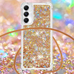 For Samsung Galaxy A05s 4G TPU Case Quicksand Design Phone Cover with Lanyard