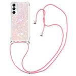 For Samsung Galaxy A05s 4G TPU Case Quicksand Design Phone Cover with Lanyard