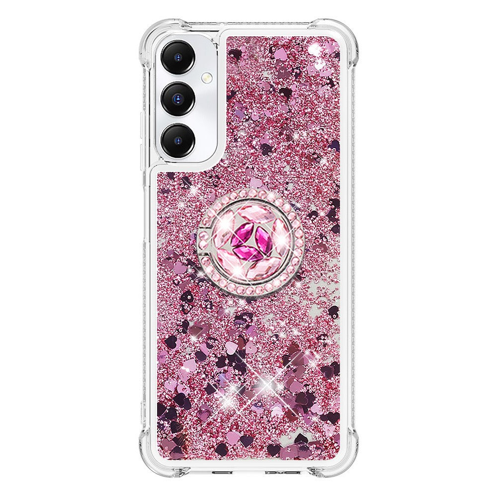 For Samsung Galaxy A05s 4G TPU Case with Kickstand Quicksand Shockproof Cover