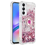For Samsung Galaxy A05s 4G TPU Case with Kickstand Quicksand Shockproof Cover