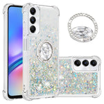 For Samsung Galaxy A05s 4G TPU Case with Kickstand Quicksand Shockproof Cover