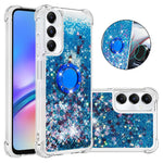 For Samsung Galaxy A05s 4G TPU Case with Kickstand Quicksand Shockproof Cover