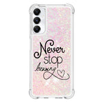 For Samsung Galaxy A05s 4G TPU Case with Quicksand and Pattern Printed