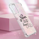 For Samsung Galaxy A05s 4G TPU Case with Quicksand and Pattern Printed