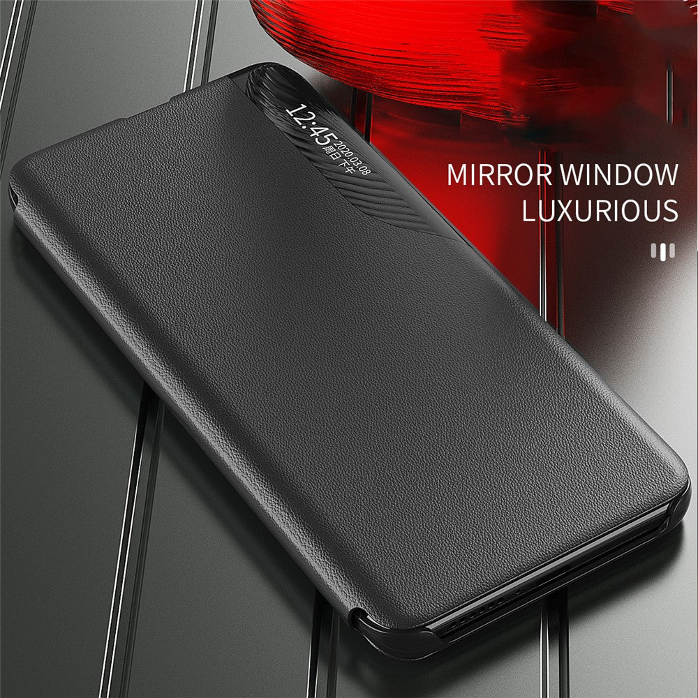 For Samsung Galaxy S24 Ultra Case View Window PU Leather Stand Cover