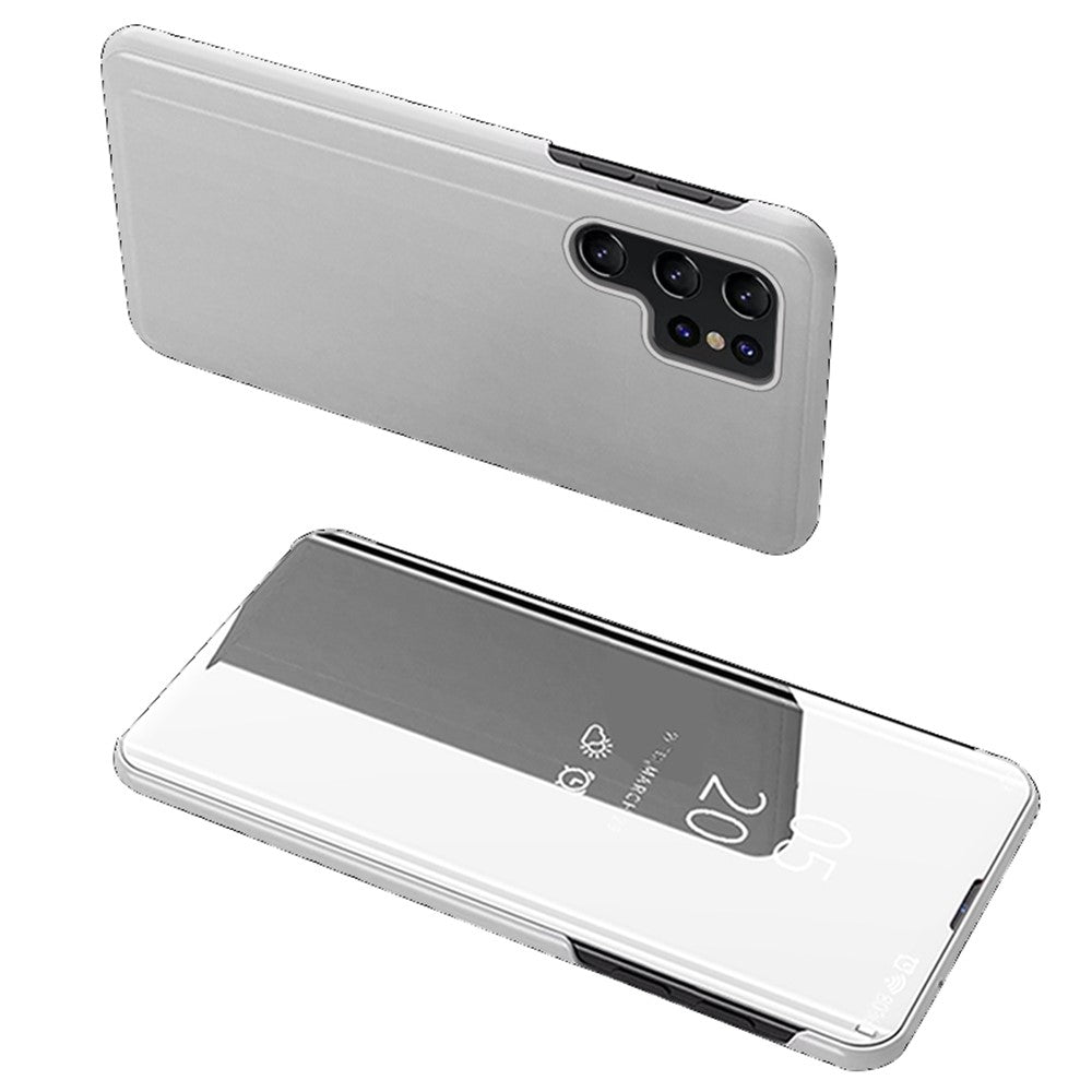 For Samsung Galaxy S24 Ultra Flip Leather Cover with Stand Full Body Protective Phone Case