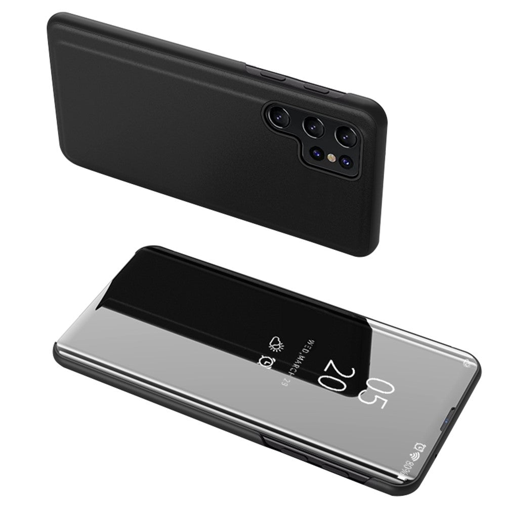 For Samsung Galaxy S24 Ultra Flip Leather Cover with Stand Full Body Protective Phone Case