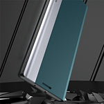 For Samsung Galaxy S24 Case Anti-fall Electroplating Leather Stand Mobile Phone Cover