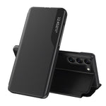 For Samsung Galaxy S24 Case View Window PU Leather Stand Cover