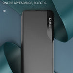 For Samsung Galaxy S24 Case View Window PU Leather Stand Cover