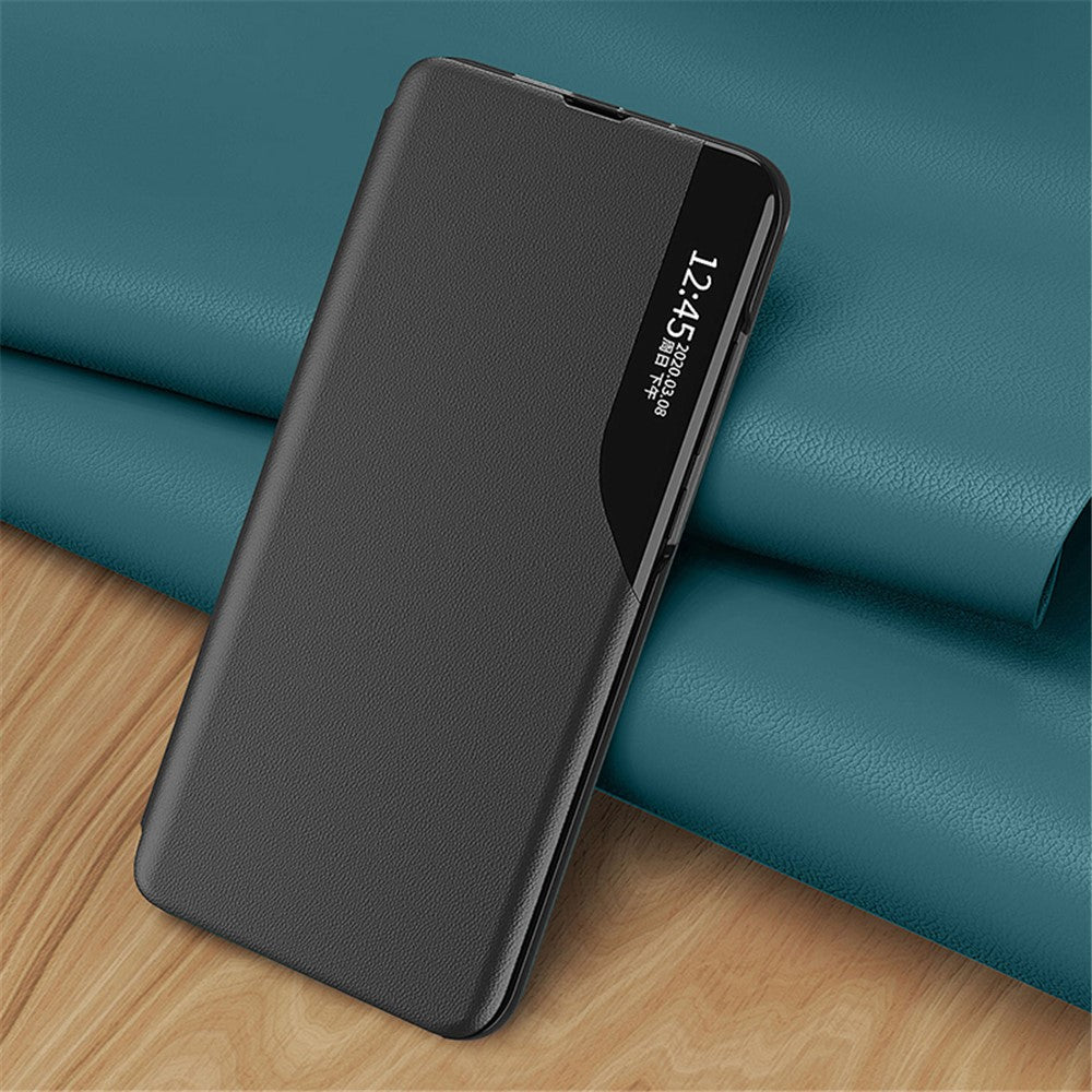 For Samsung Galaxy S24 Case View Window PU Leather Stand Cover