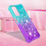 Til Samsung Galaxy A15 5G TPU Cover Gradient Flydende Sand Telefon Bagcover