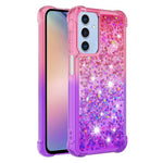 Til Samsung Galaxy A15 5G TPU Cover Gradient Flydende Sand Telefon Bagcover