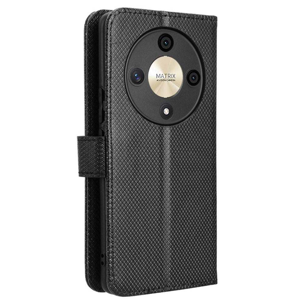 For Honor Magic6 Lite 5G / X9b 5G / X50 Case Wallet Diamond Texture Leather Phone Cover